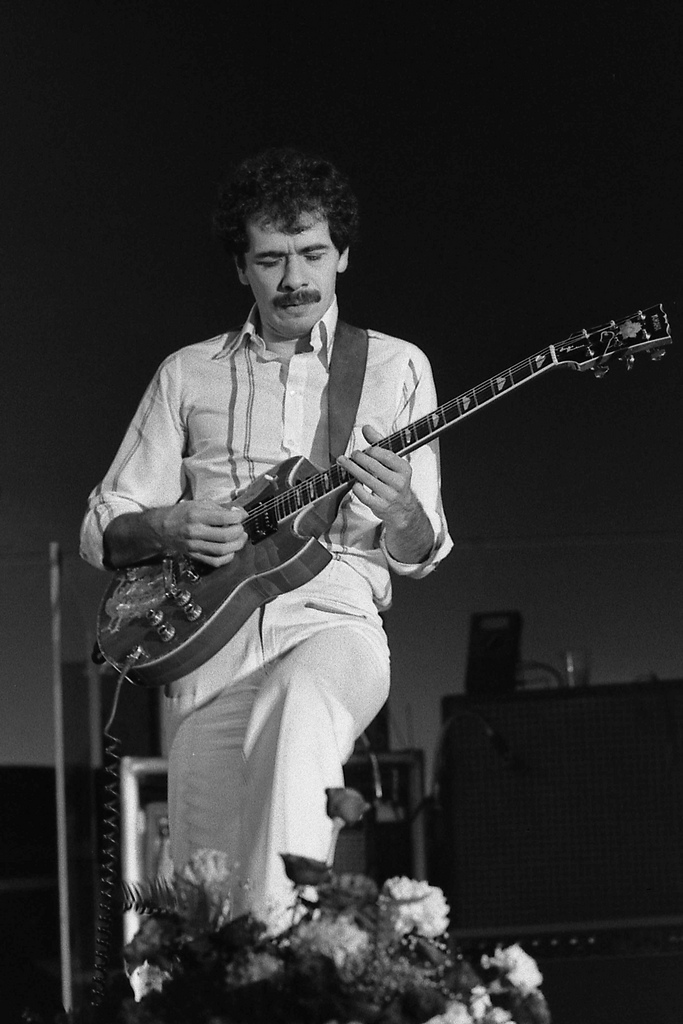 Carlos Santana performing in 1978