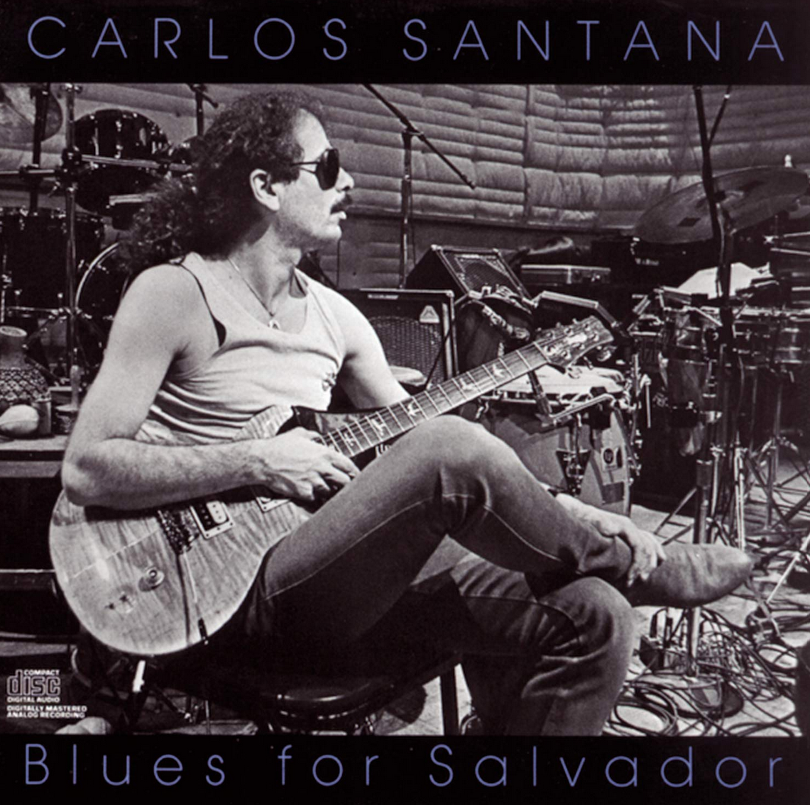 Carlos Santana — Blues for Salvador album cover, recorded at The Plant in Sausalito